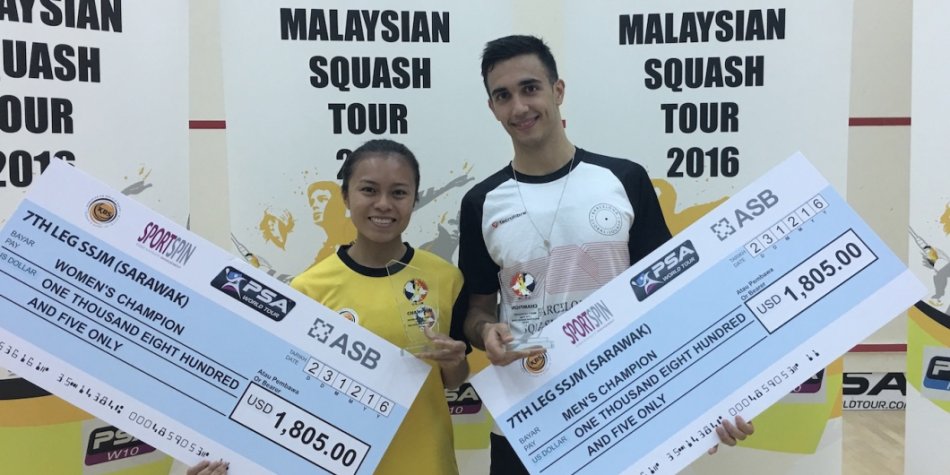 Teh Min Jie   Arnold   Malaysian Squash Tour VII